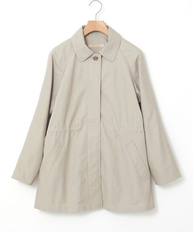 スピンドル付き ステンカラーコート