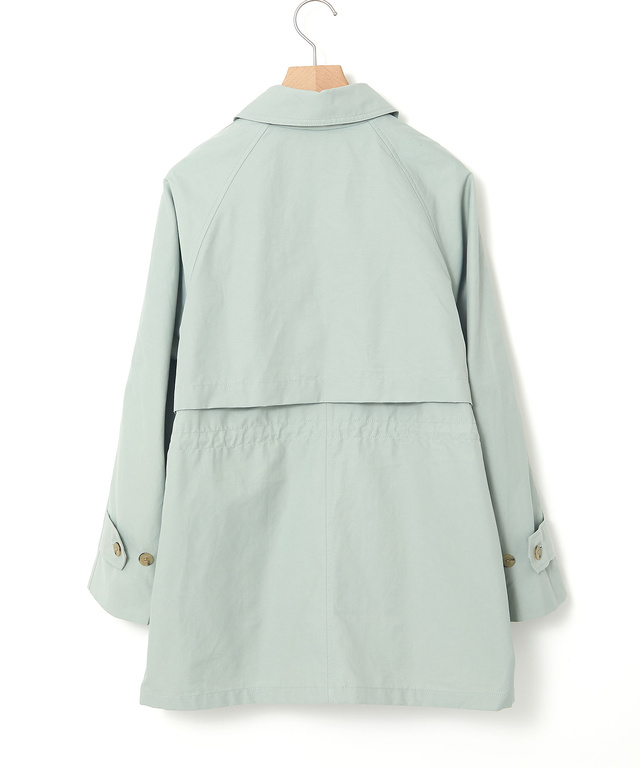 スピンドル付き ステンカラーコート