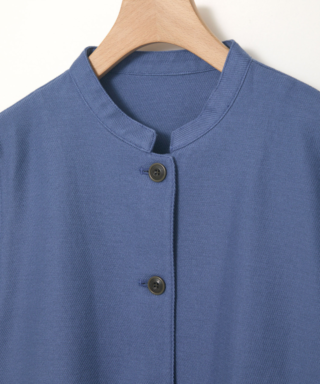 ツイル マオカラー ジャケット【手洗いOK】