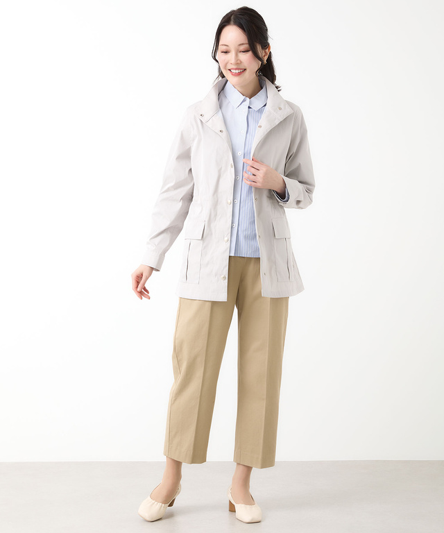 メモリー素材 バイカラー アウター【手洗いOK】