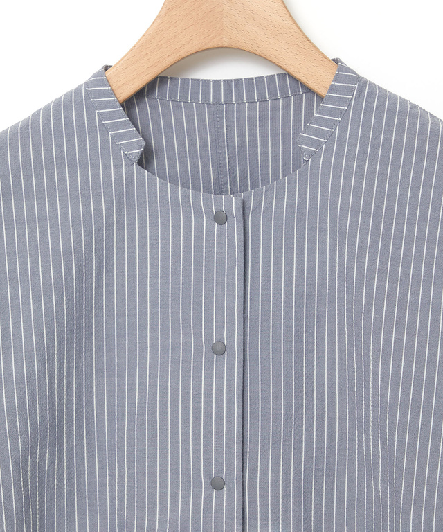 ストライプ柄 シャツ ジャケット