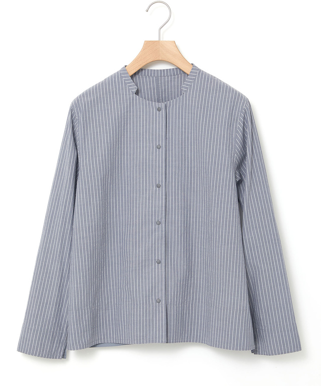 ストライプ柄 シャツ ジャケット