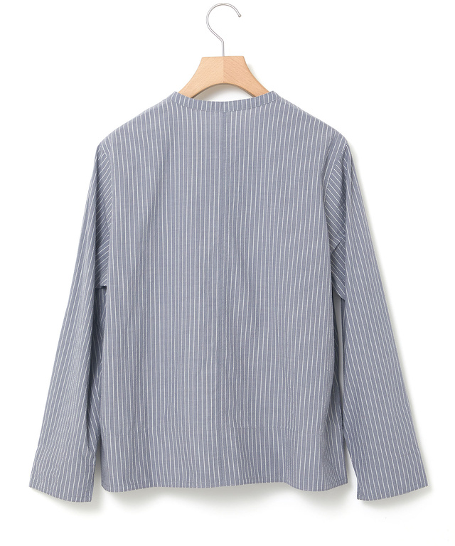 ストライプ柄 シャツ ジャケット