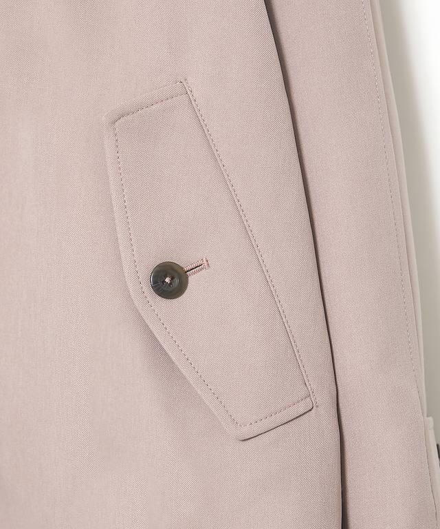 Aラインシルエット ショート丈 モッズコート