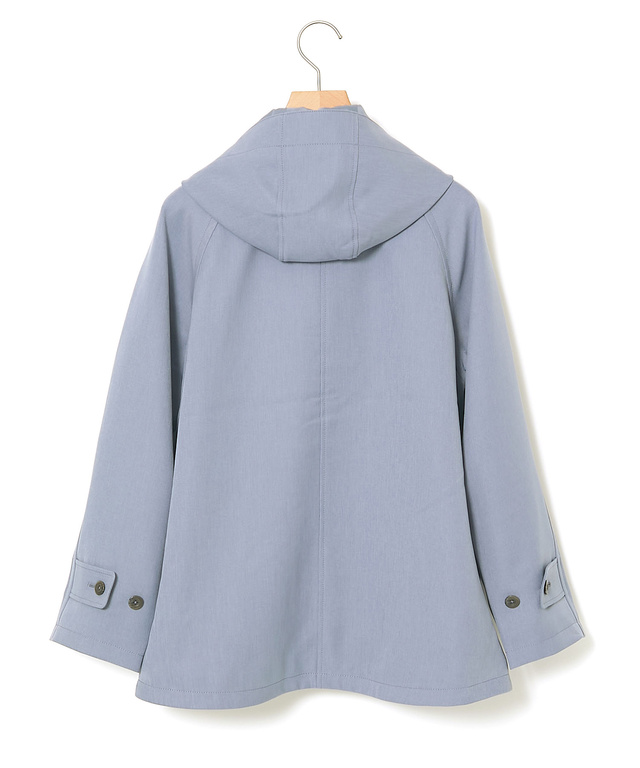 Aラインシルエット ショート丈 モッズコート