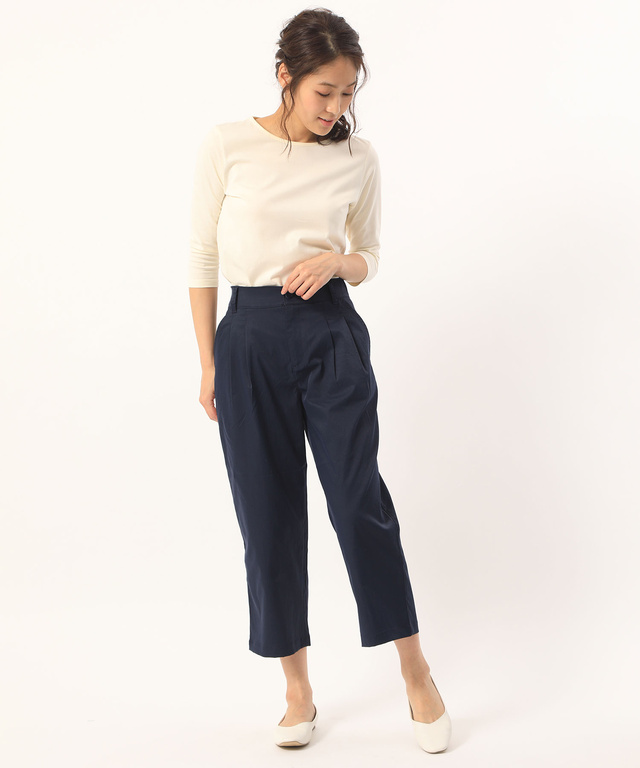 ワイドパンツ【シワになりにくい】