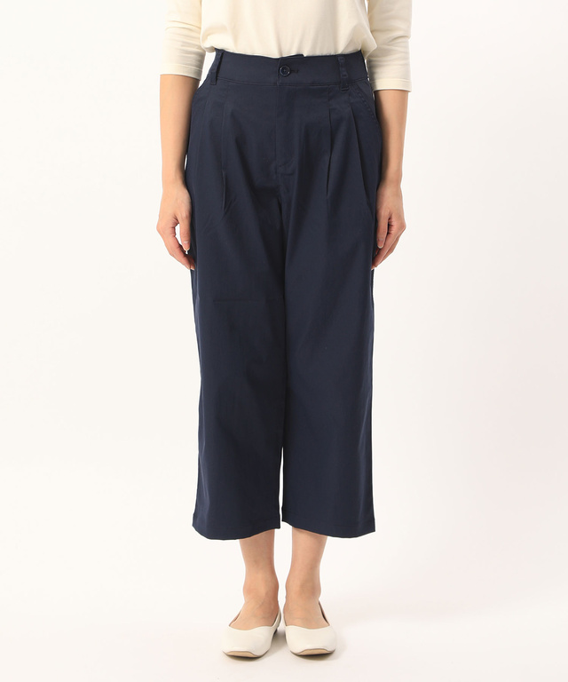 ワイドパンツ【シワになりにくい】