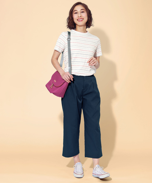 ワイドパンツ【シワになりにくい】