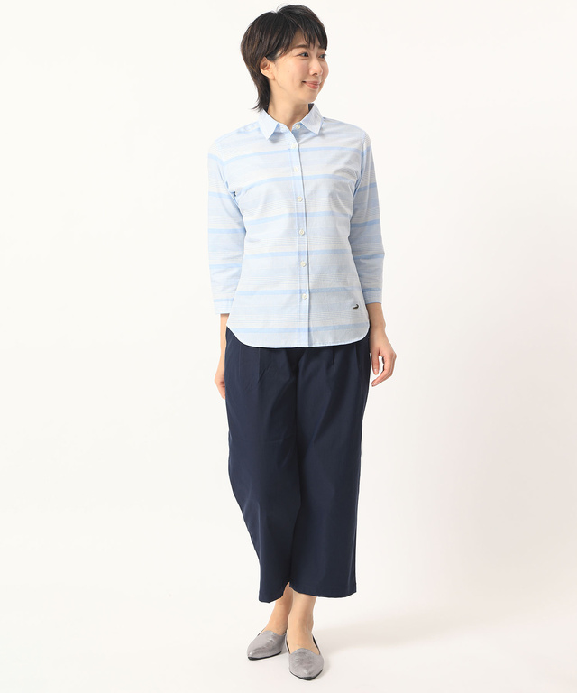 ワイドパンツ【シワになりにくい】