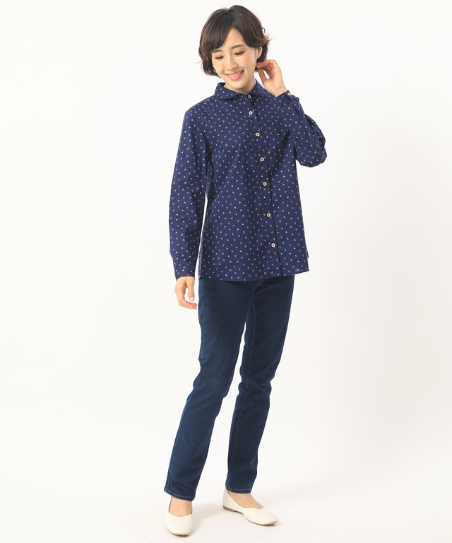 ストレートデニムパンツ