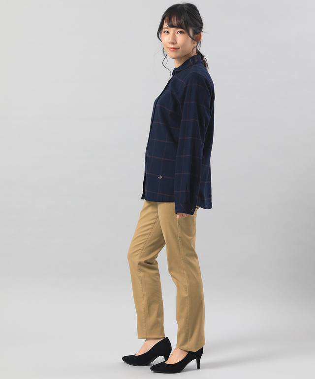 ベーシックストレートパンツ