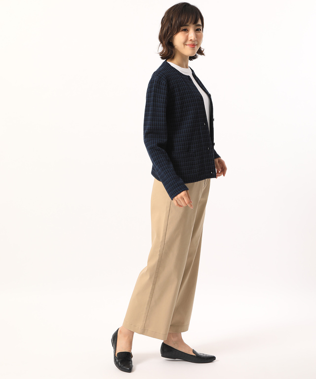 腰高ツイルパンツ