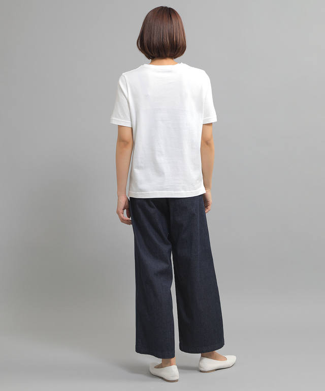 セミワイドデニムパンツ【吸水・吸熱加工】
