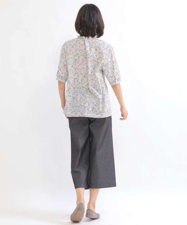 クロップド セミワイド パンツ