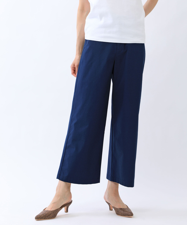 ストレッチ セミワイド パンツ