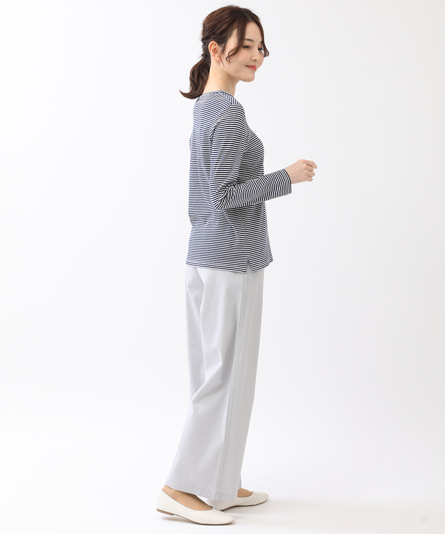 ピケ ワイド パンツ