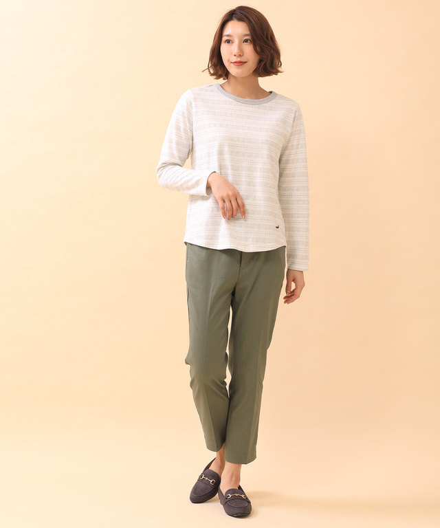 美シルエット スティック パンツ【接触冷感】【WEB・一部店舗限定】