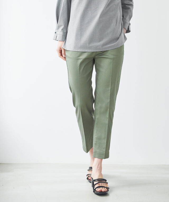 美シルエット スティック パンツ【接触冷感】【WEB・一部店舗限定】