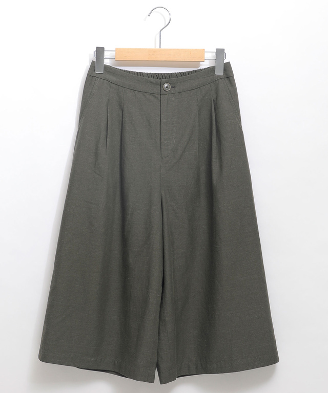 リネンブレンド ハーフパンツ