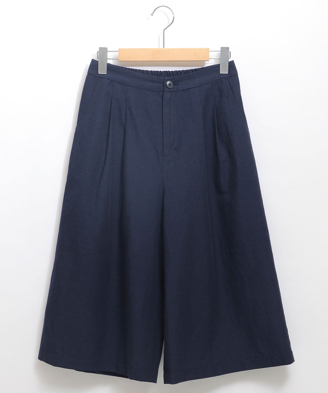 リネンブレンド ハーフパンツ
