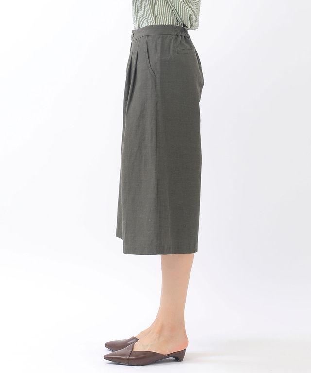 リネンブレンド ハーフパンツ