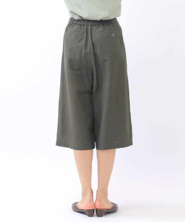 リネンブレンド ハーフパンツ