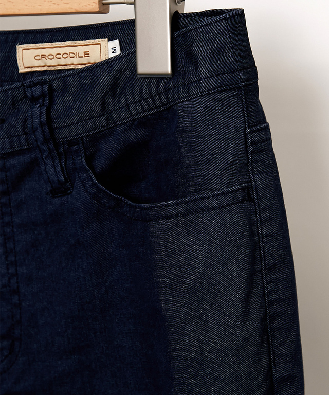 デニムライク ストレッチ パンツ