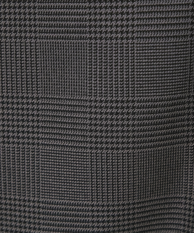 グレンチェック テーパード パンツ