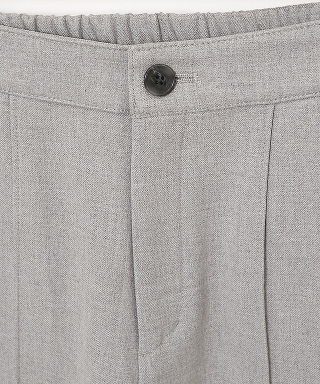 ピンタック クロップド パンツ