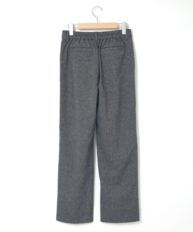 ウールブレンド ツイード パンツ