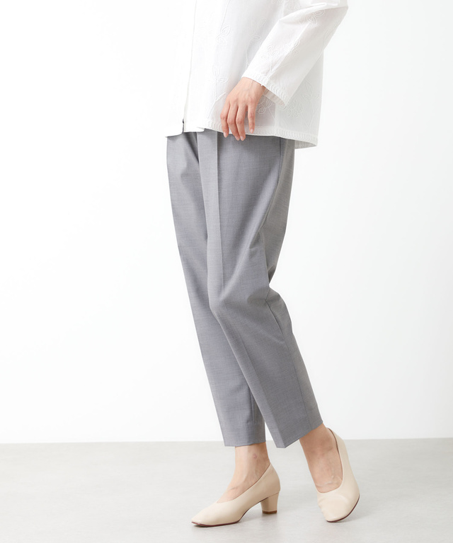 センタープレス ストレッチ パンツ