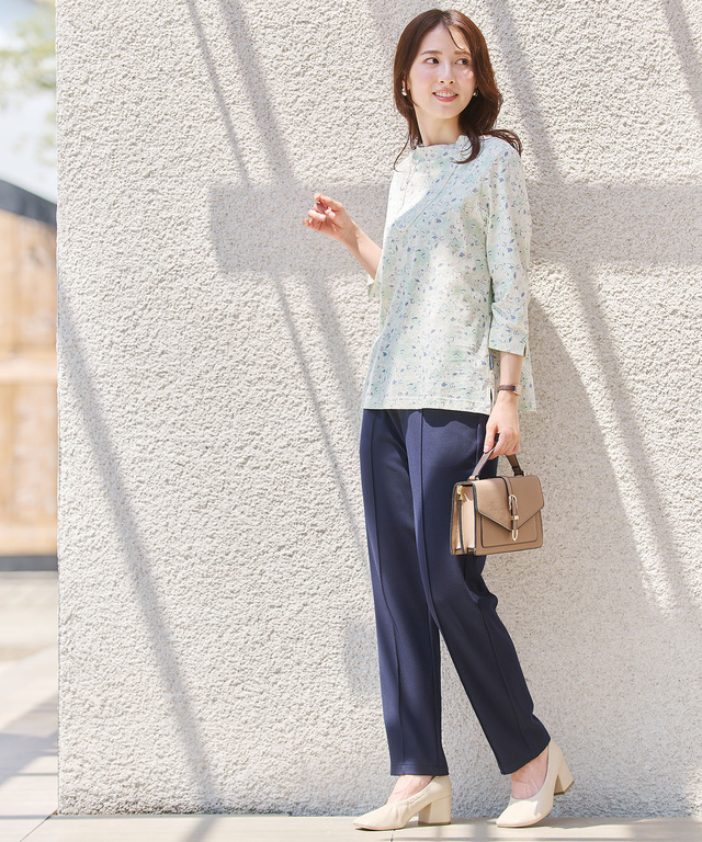 ピンタック サーモ パンツ