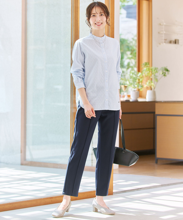 ピンタック サーモ パンツ