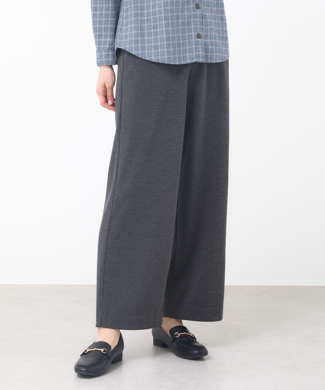 裏起毛 ワイドパンツ