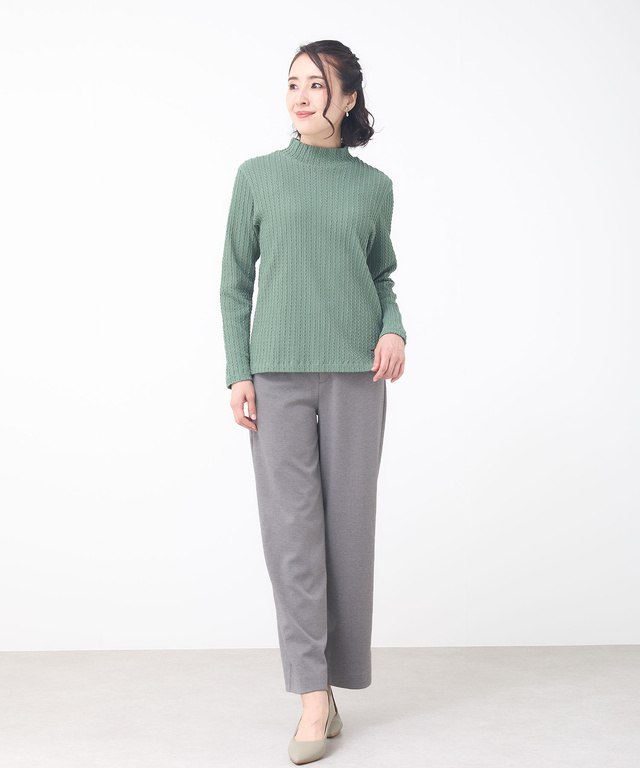 裏起毛 ワイドパンツ