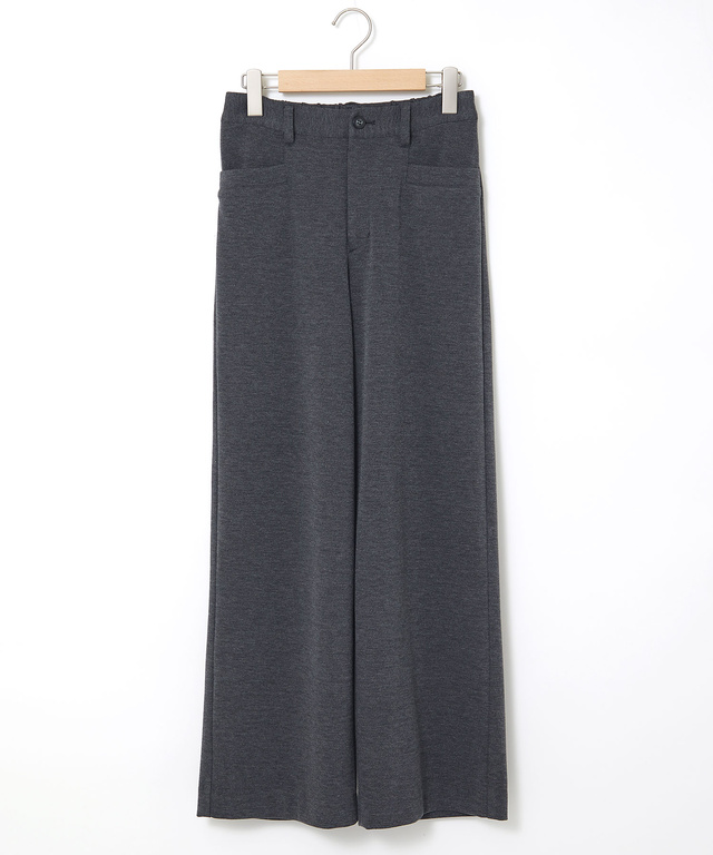 裏起毛 ワイドパンツ