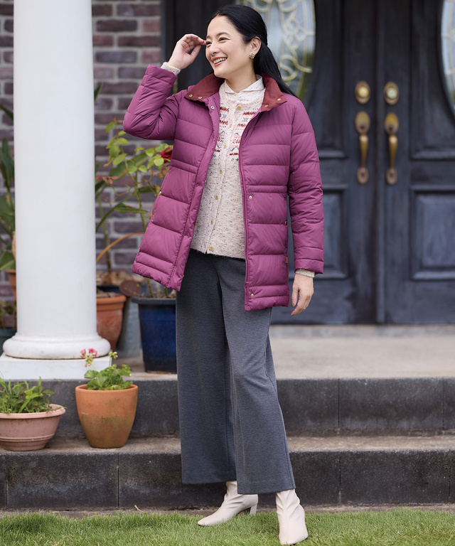 裏起毛 ワイドパンツ