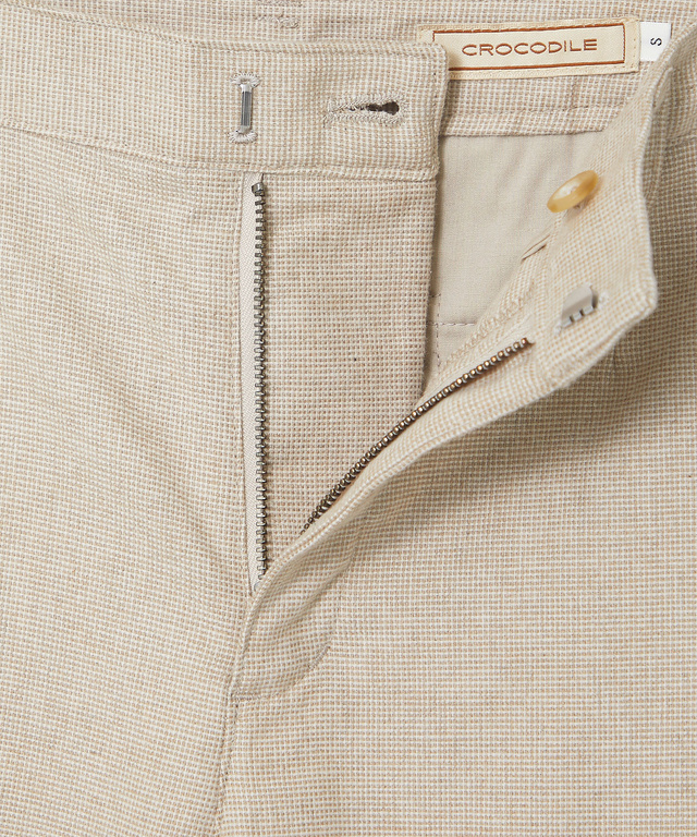 ピケ ストレッチ ワイドパンツ