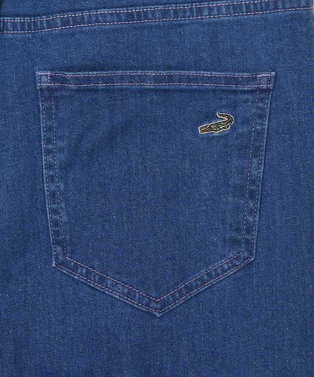 ストレッチ ストレート デニムパンツ