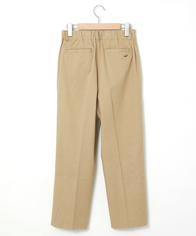 センタープレス タック パンツ