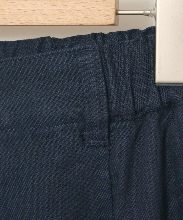 ウエストゴム タック ワイド パンツ