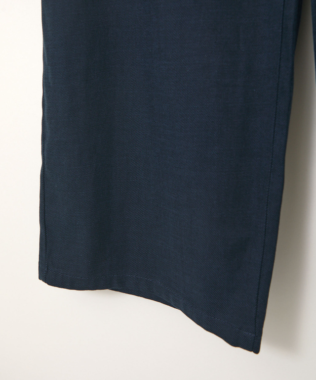 ウエストゴム タック ワイド パンツ