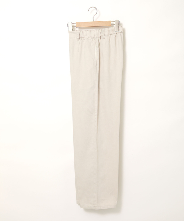 ウエストゴム タック ワイド パンツ