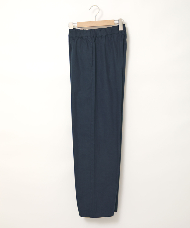 ウエストゴム タック ワイド パンツ