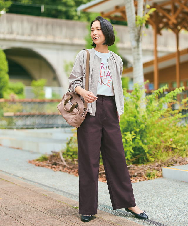 ワイド ストレート パンツ