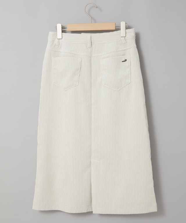 コーデュロイ ミドル丈 スカート