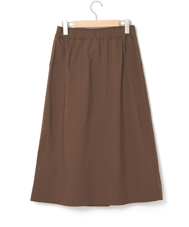 タック入り Aライン スカート