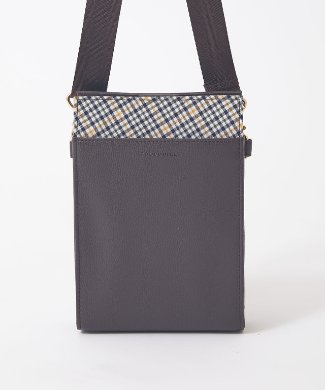 クロコダイルタータン ミニ ショルダーバッグ