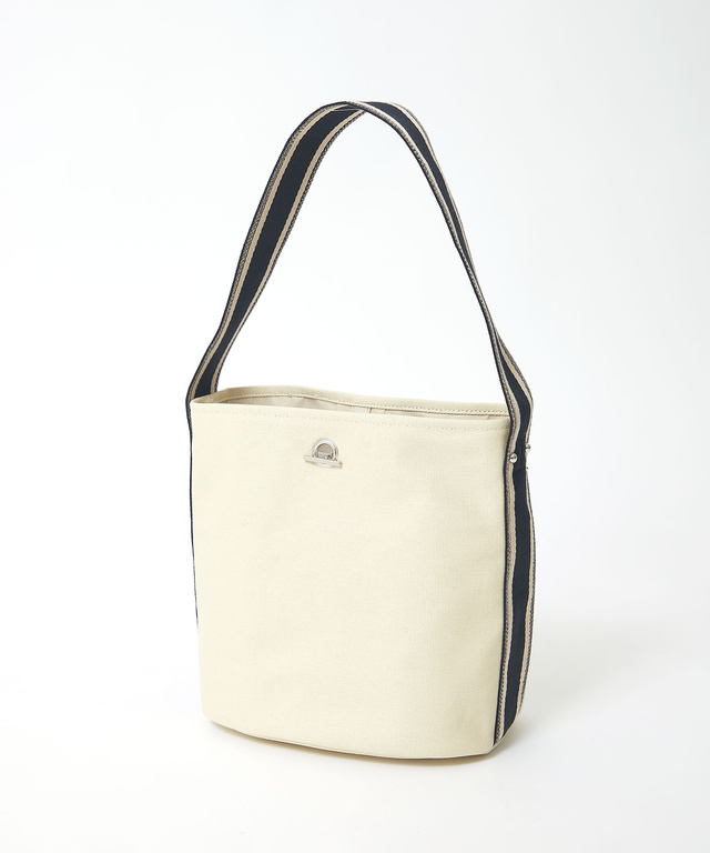 配色ストラップ キャンバス バッグ