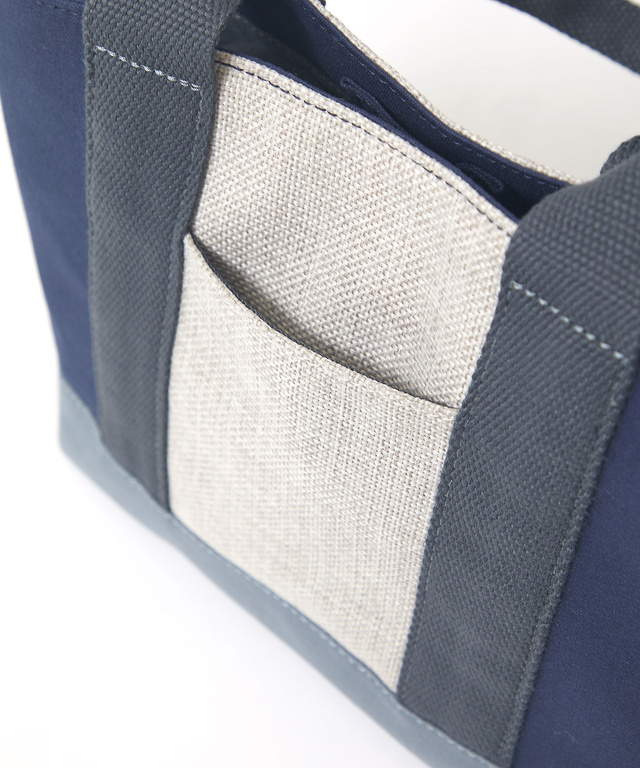 キャンパス地 ミニトートバッグ